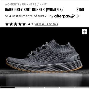 NO BULL dark grey knit runners